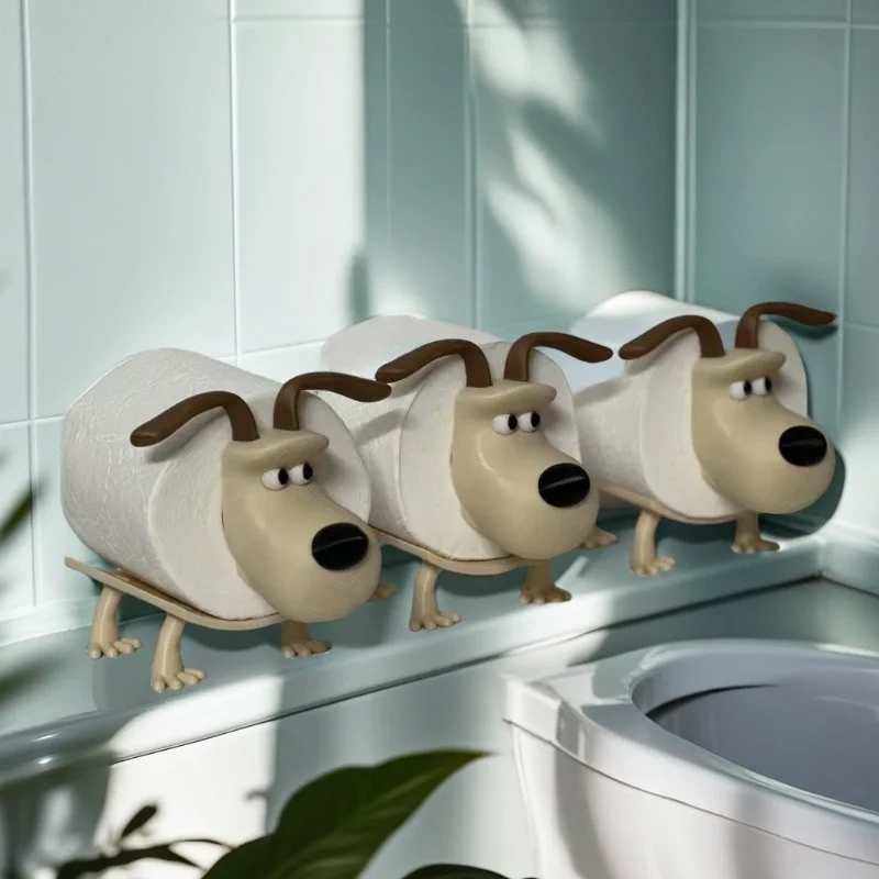 Xt Home Textiles - Fun Dog Toilet Paper Holder Home