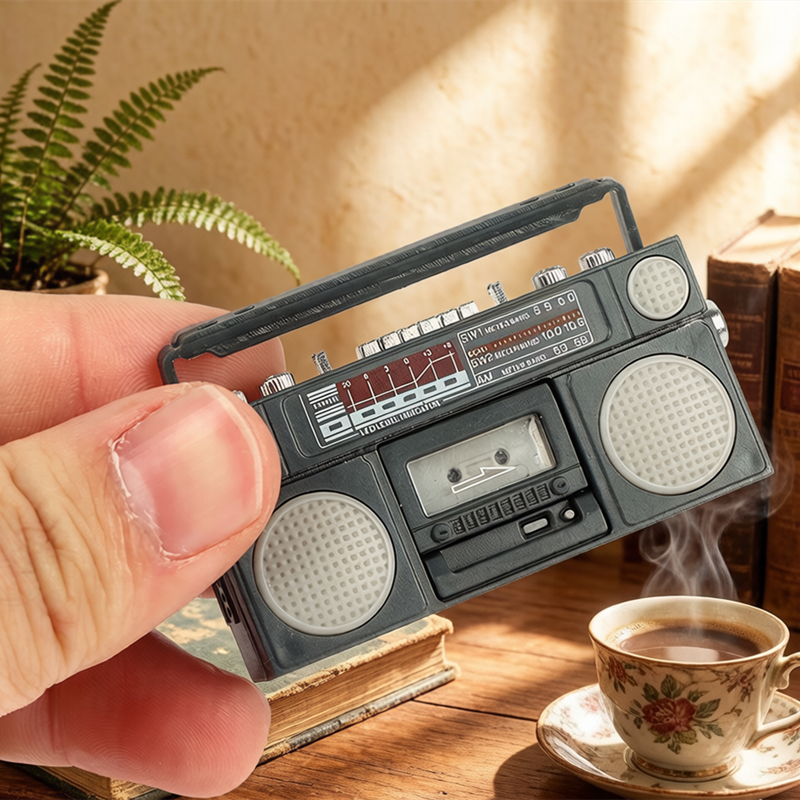 Vintage Home Textiles - Vintage Mini Radio Recorder Player Model