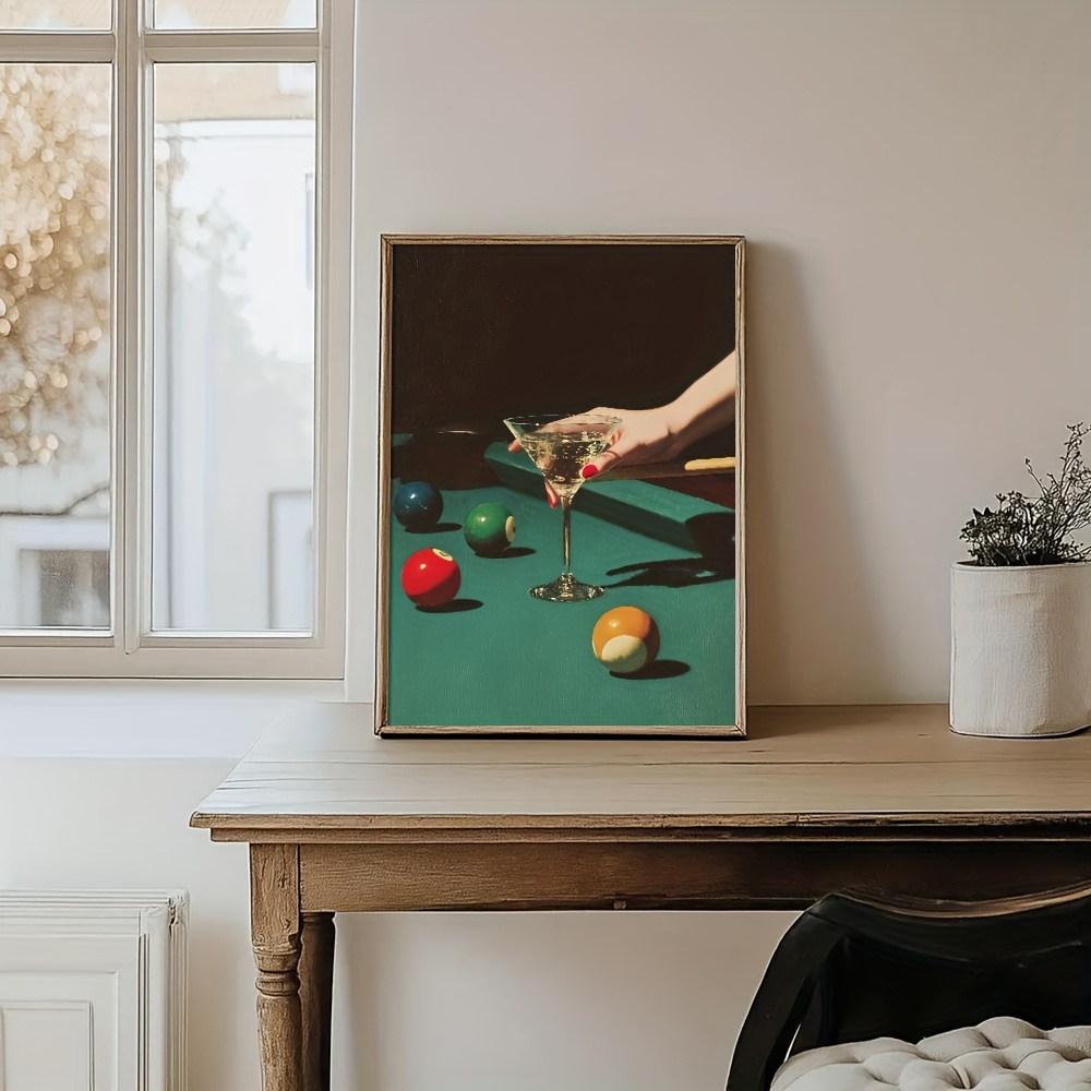 1pc Vintage Billiards Cocktail - Vintage Home Textiles avaliação e preço