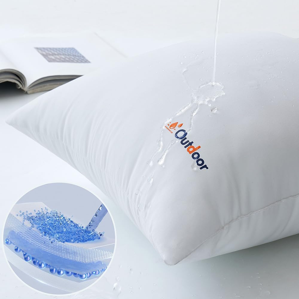 Set Of 4 18x18 Waterproof Thro - Pillow Insert 18X18 avaliação e preço
