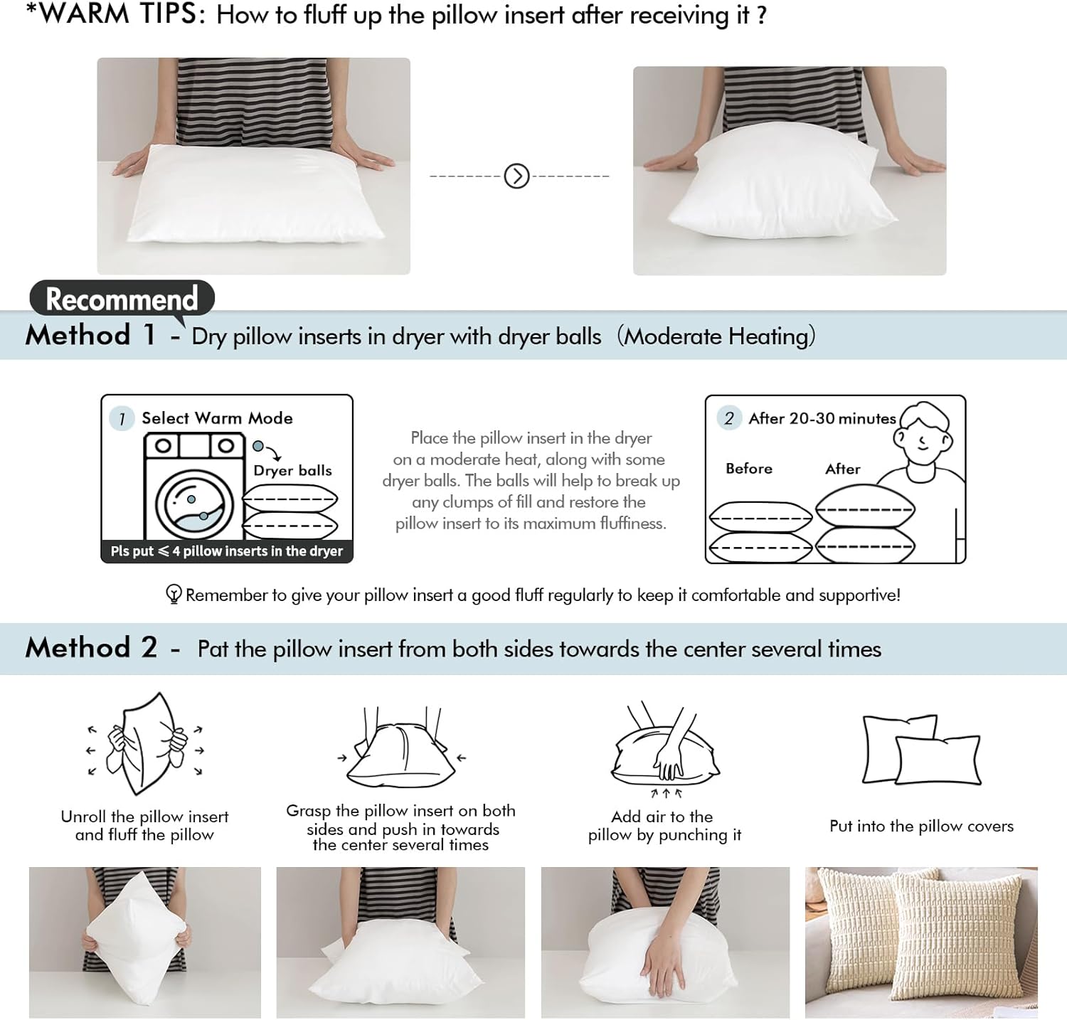 Set Of 4 18x18 Waterproof Thro - Pillow Insert 18X18 avaliação e preço