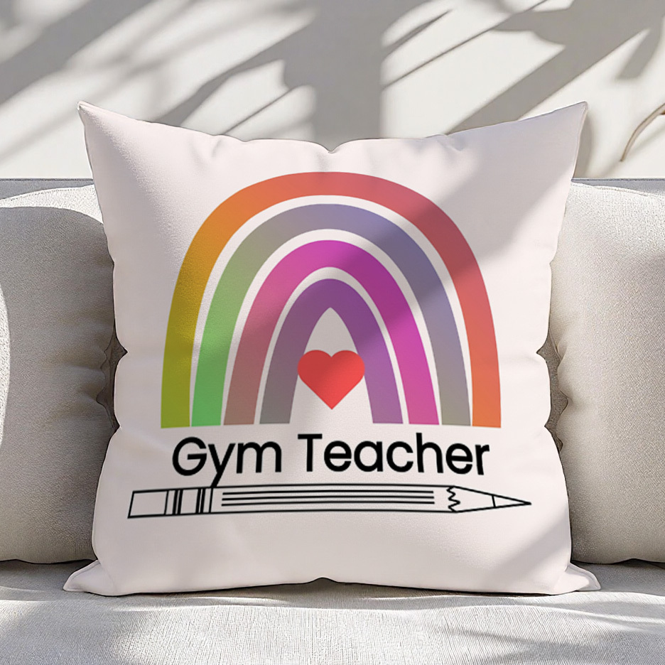 1pc Rainbow Heart & Pencil Pil - Pillow Insert 18X18 avaliação e preço
