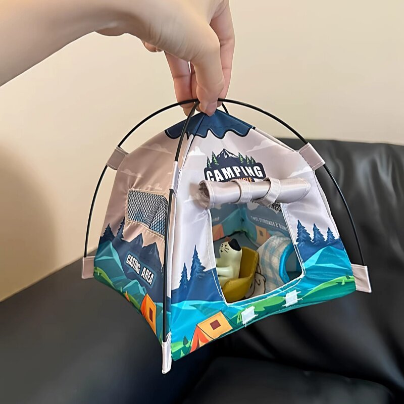 Mini Tent Desktop Ornament Cre - Home Textiles Usa avaliação e preço