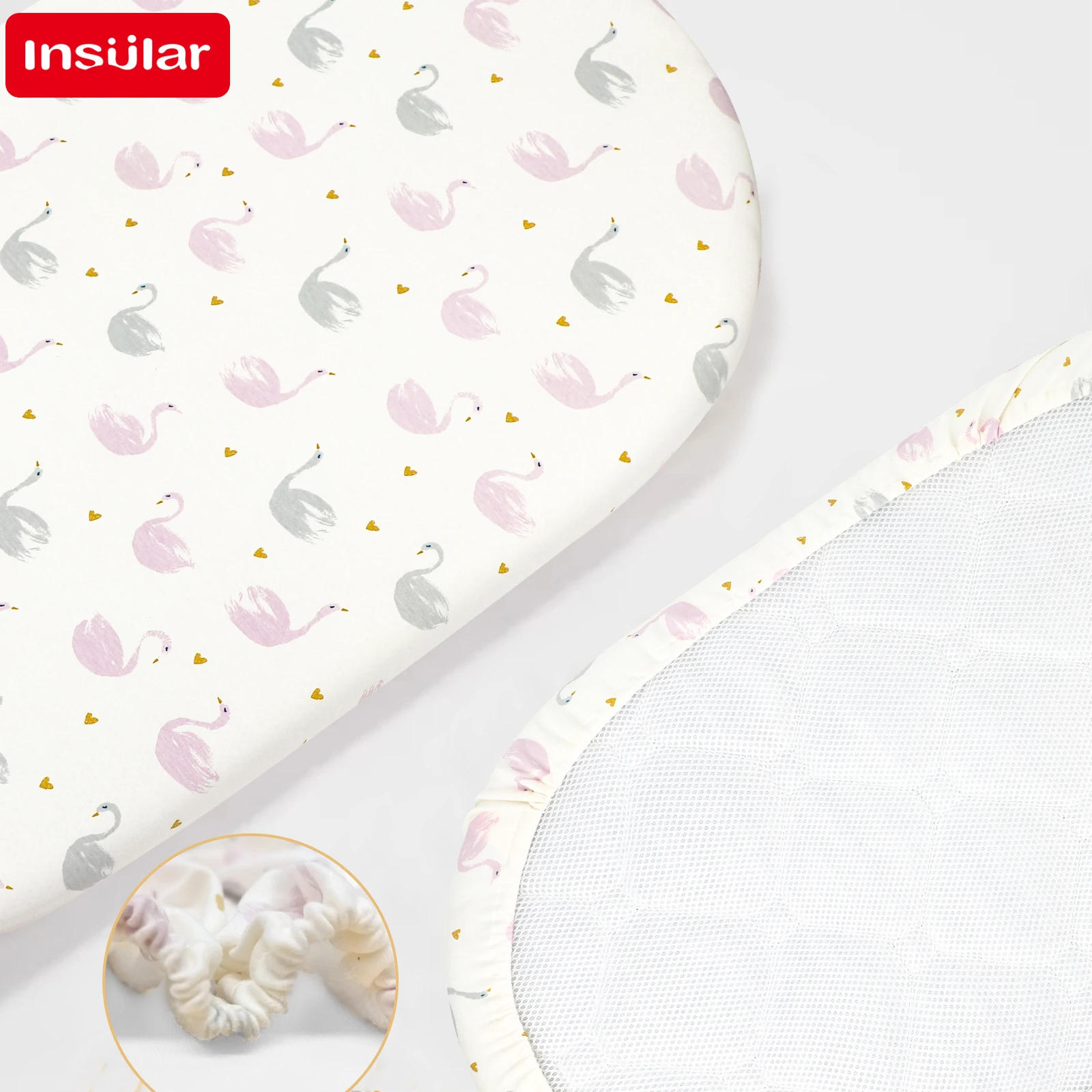 INSULAR 1PCS Polyester Fitted  - Mattress Pad Topper avaliação e preço