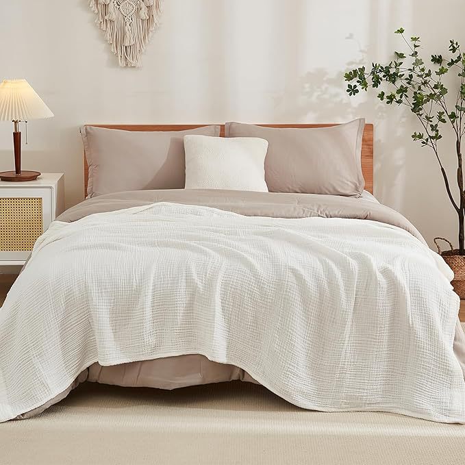 100% Cotton Muslin Blanket For - Quilt Cotton Summer avaliação e preço