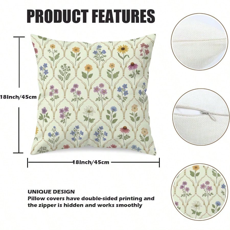18x18 Inch Set of 1 Vintage Bo - Pillow Insert 18X18 avaliação e preço
