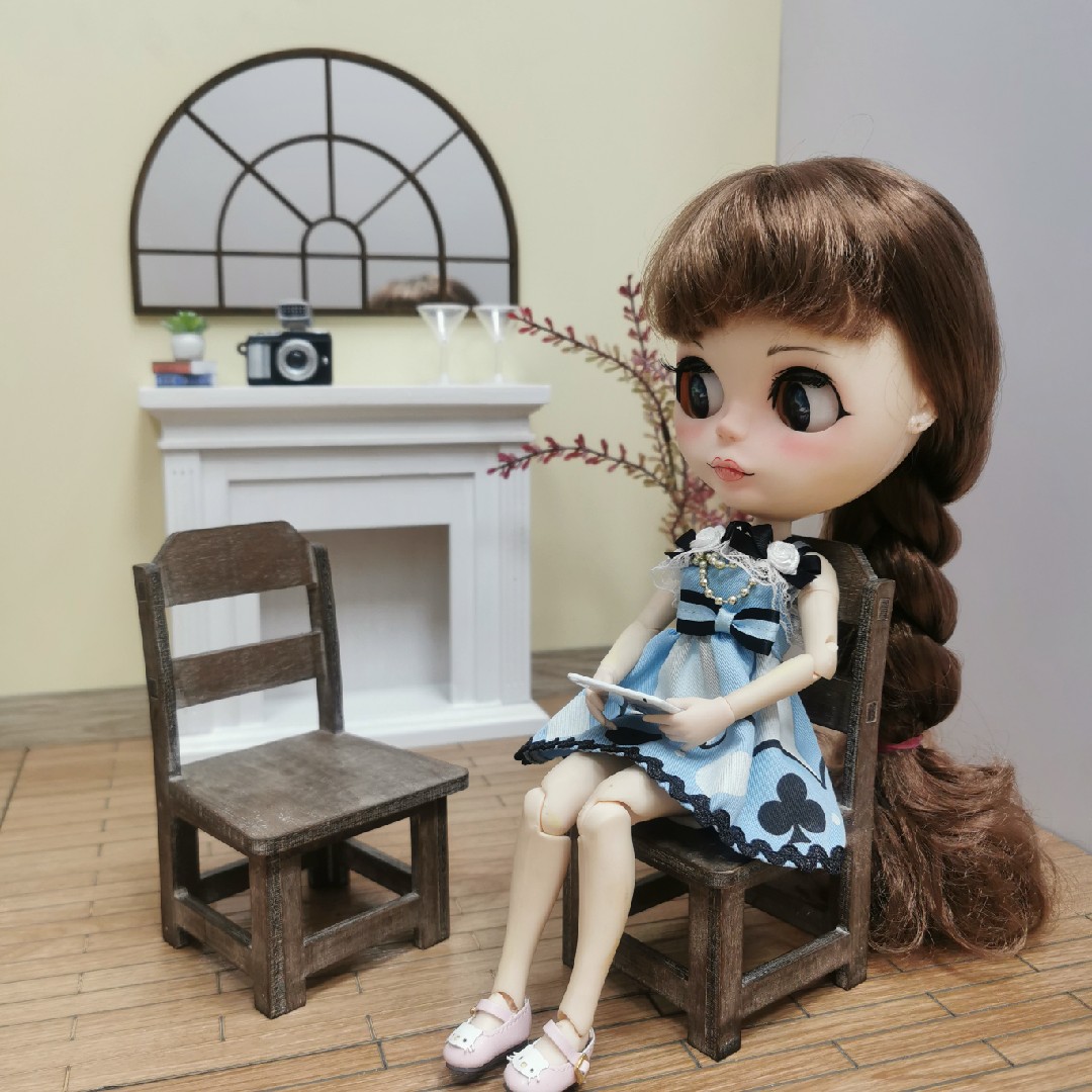 1/6 Doll House Model Furniture - Vintage Home Textiles avaliação e preço