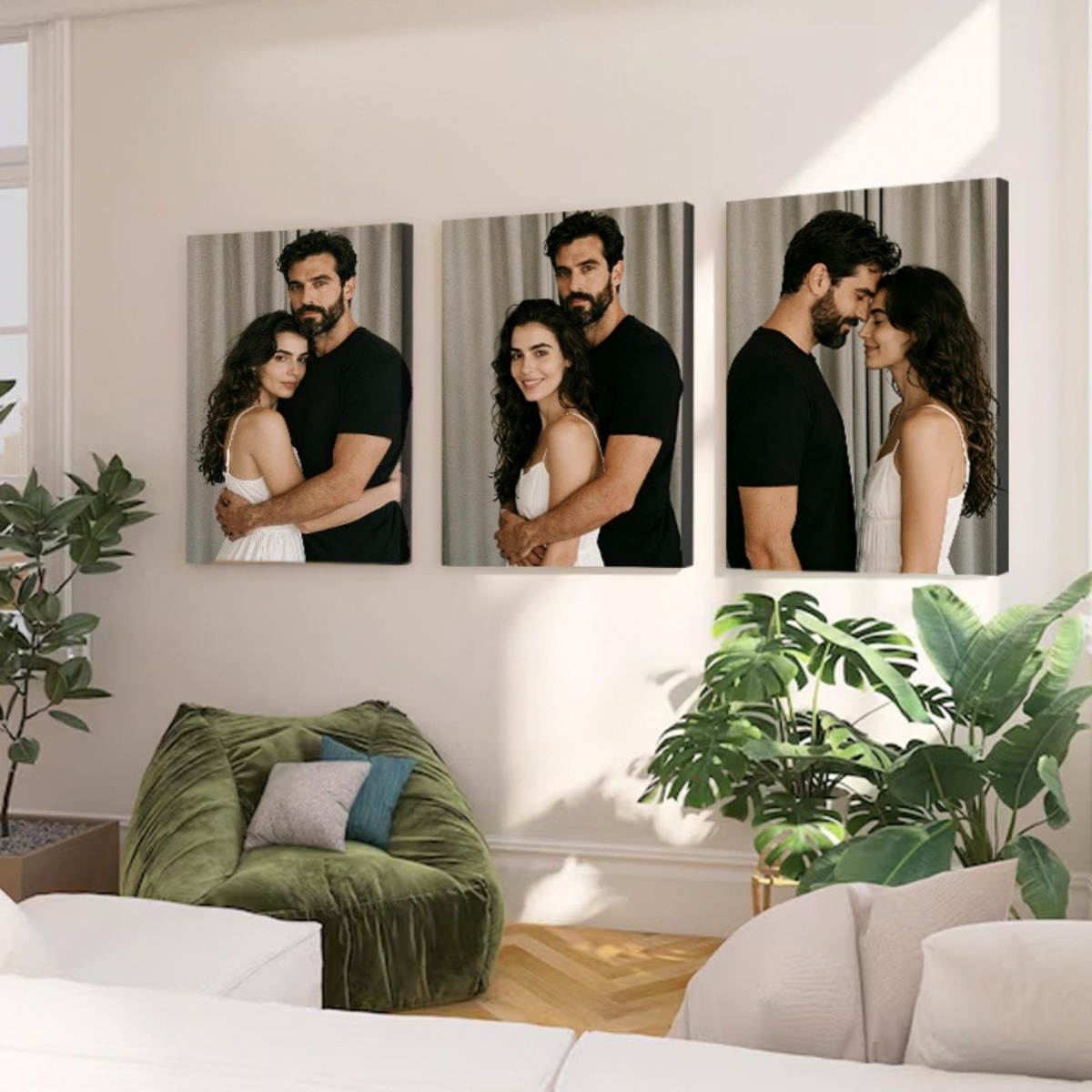 Set of 3 Custom Photo Decor Pi - Home Textiles Usa avaliação e preço