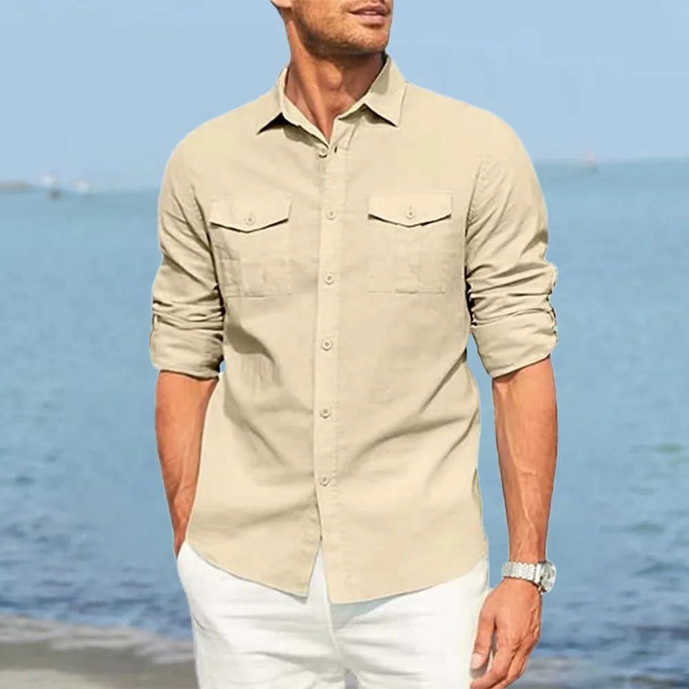 Autumn New Men's Pure Color Sh - Quilt Cotton Summer avaliação e preço