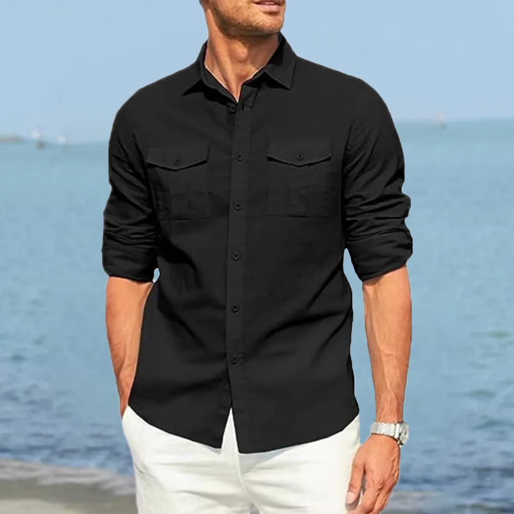 Autumn New Men's Pure Color Sh - Quilt Cotton Summer avaliação e preço