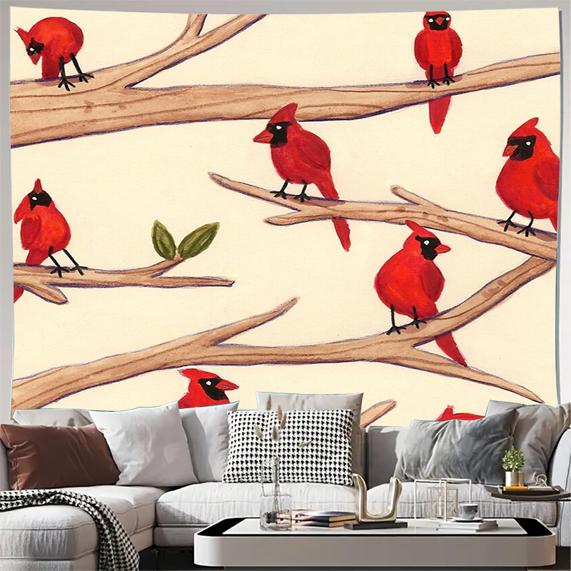 Vintage Bird Tapestry Forest W - Vintage Home Textiles avaliação e preço