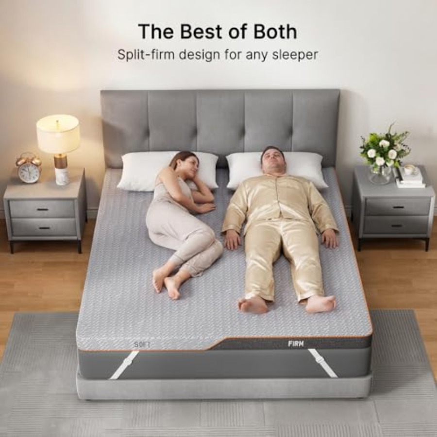 Dual Firmness Mattress Topper, - Mattress Pad Topper avaliação e preço