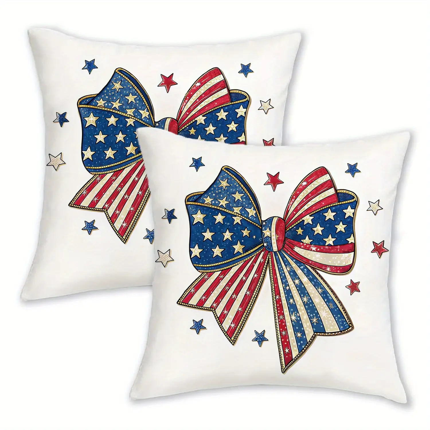 Set of 2 18x18 Inch Patriotic  - Pillow Insert 18X18 avaliação e preço