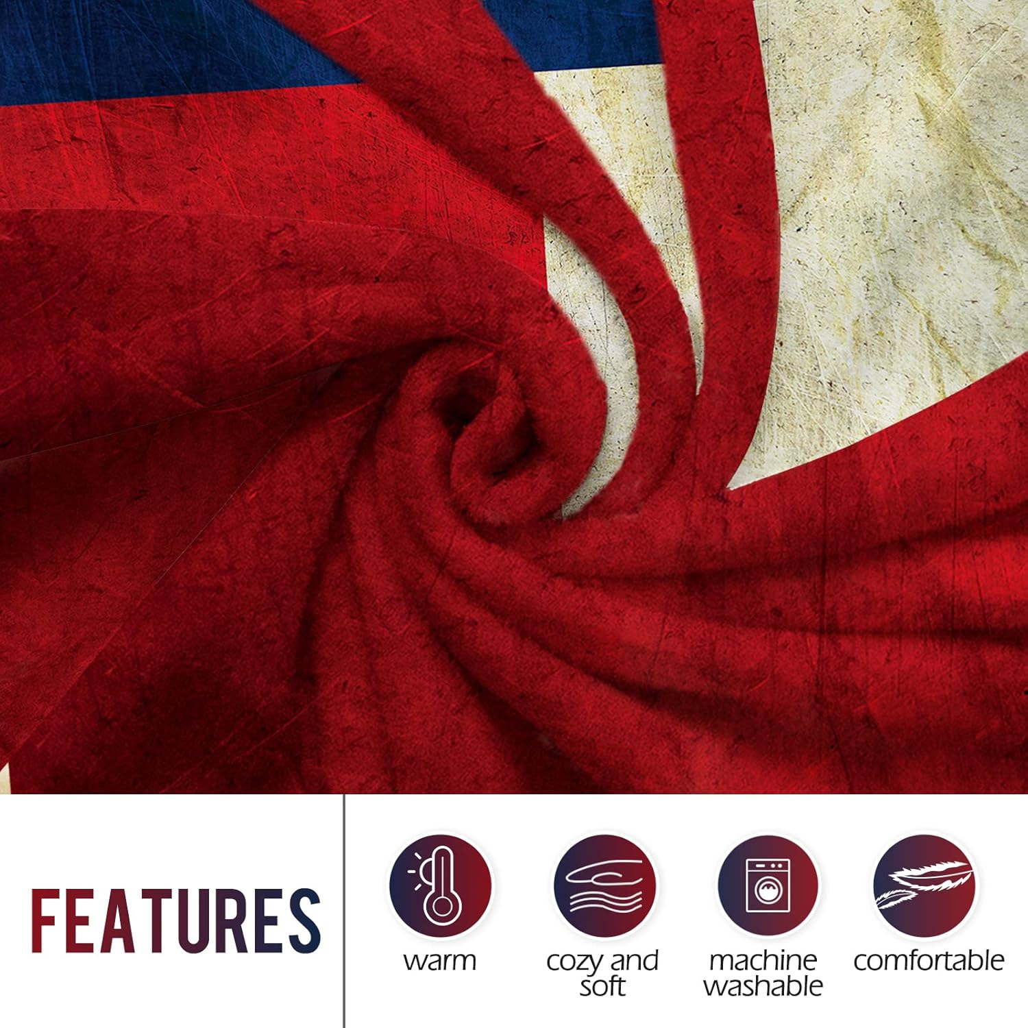 Levens Texas Flag Throw Blanke - Home Textiles Usa avaliação e preço