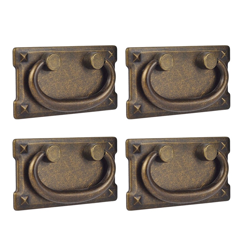 4Pcs Vintage Antique Bronze Dr - Vintage Home Textiles avaliação e preço
