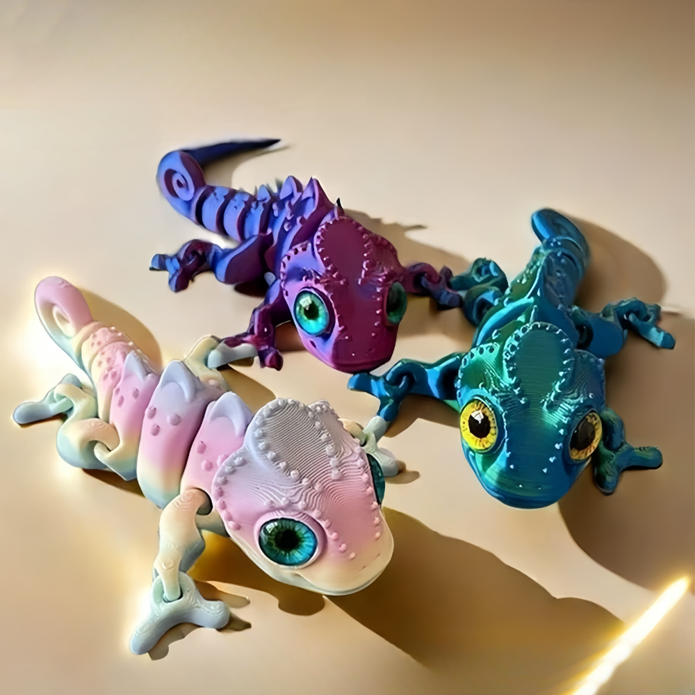 3D Printing Chameleon Figures  - Xt Home Textiles avaliação e preço