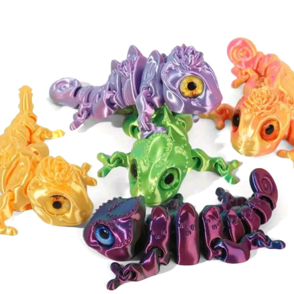 3D Printing Chameleon Figures  - Xt Home Textiles avaliação e preço