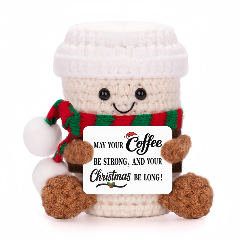 Handmade Crochet Coffee Doll w - Home Textiles Today avaliação e preço