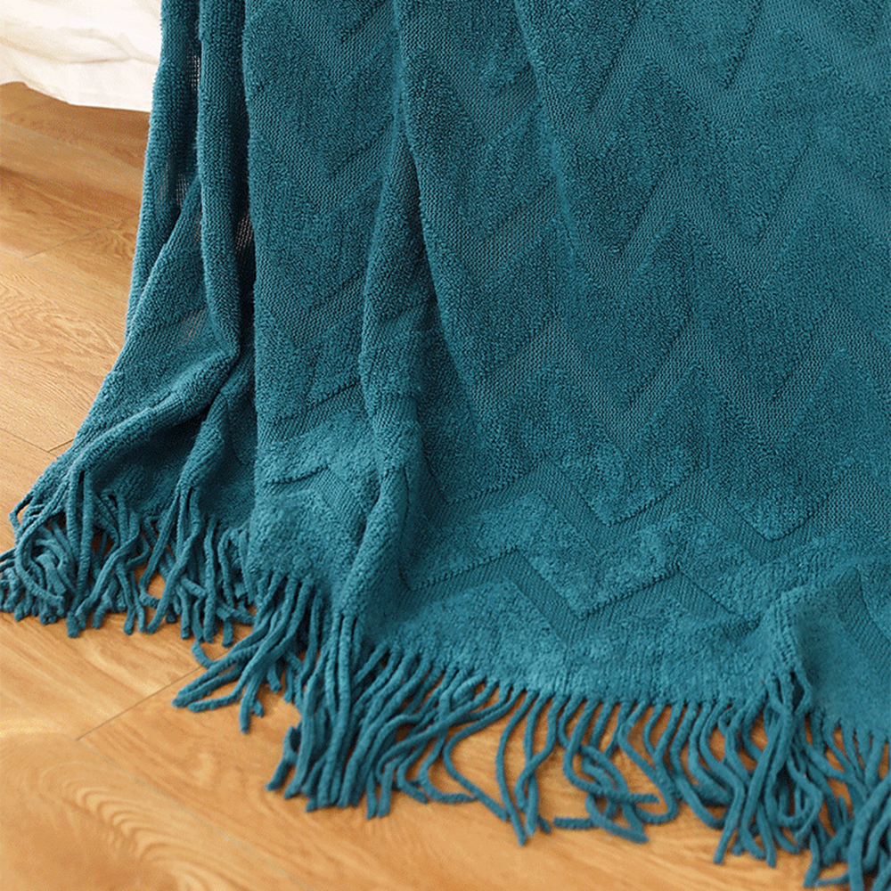 Herringbone Pattern Sofa Throw - Wool Blanket Herringbone avaliação e preço