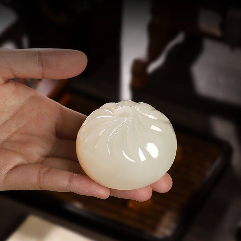 Lucky White Jade Bun Baozi Tea - Xt Home Textiles avaliação e preço