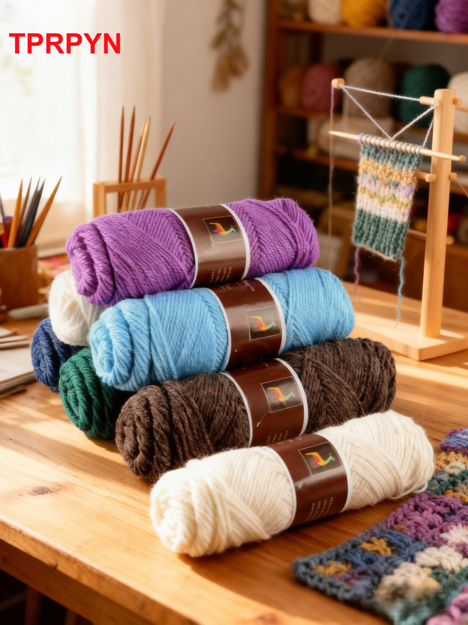 2Pcs total 200g Hand knitting  - Wool Blanket Herringbone avaliação e preço