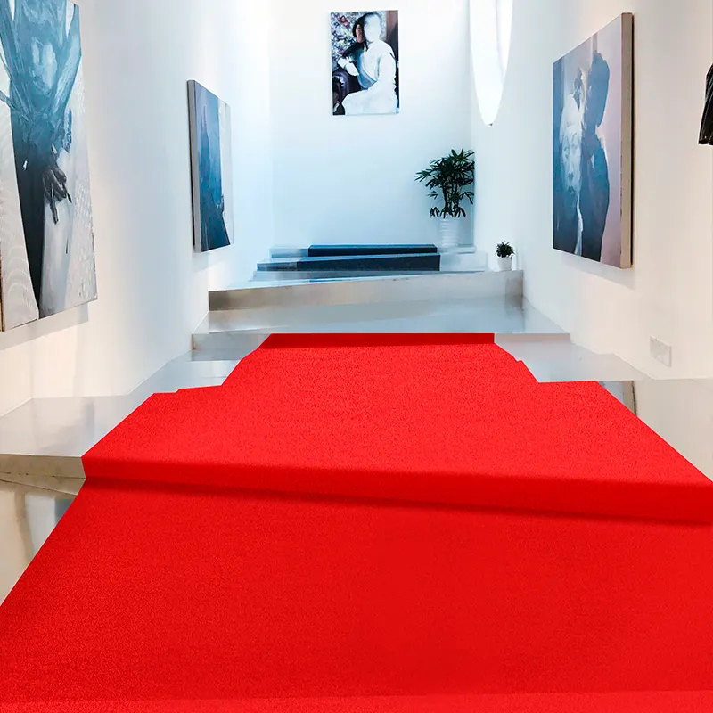 Red Wedding Carpet Thick Mater - Home Textiles Exhibition avaliação e preço