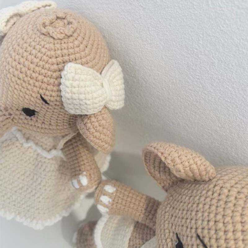 Handmade Crochet Elaphant Plus - Home Textiles Today avaliação e preço