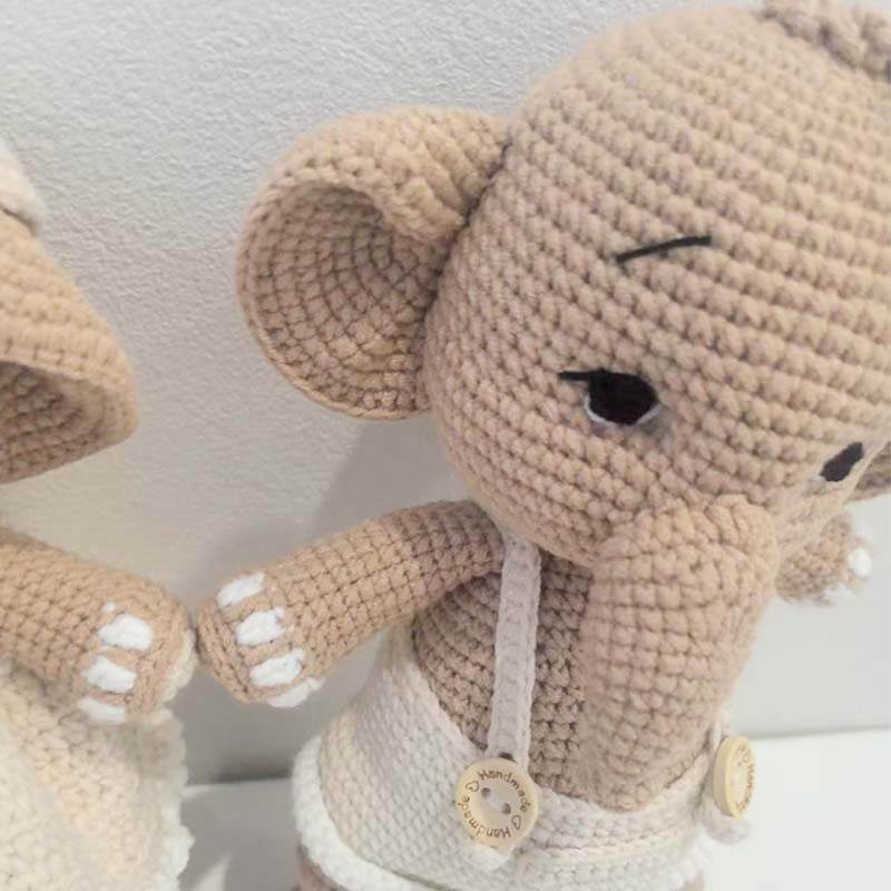 Handmade Crochet Elaphant Plus - Home Textiles Today avaliação e preço