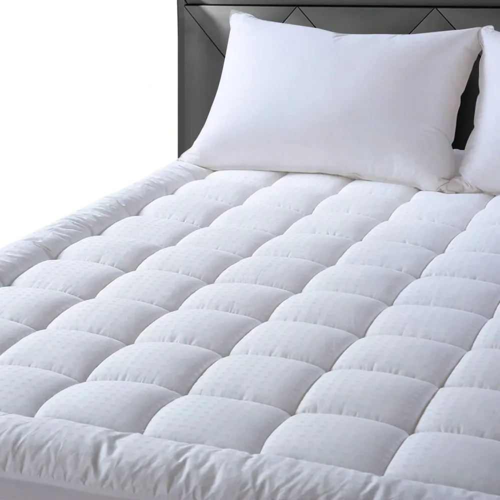 Full Size Mattress Pad Pillow  - Mattress Pad Topper avaliação e preço