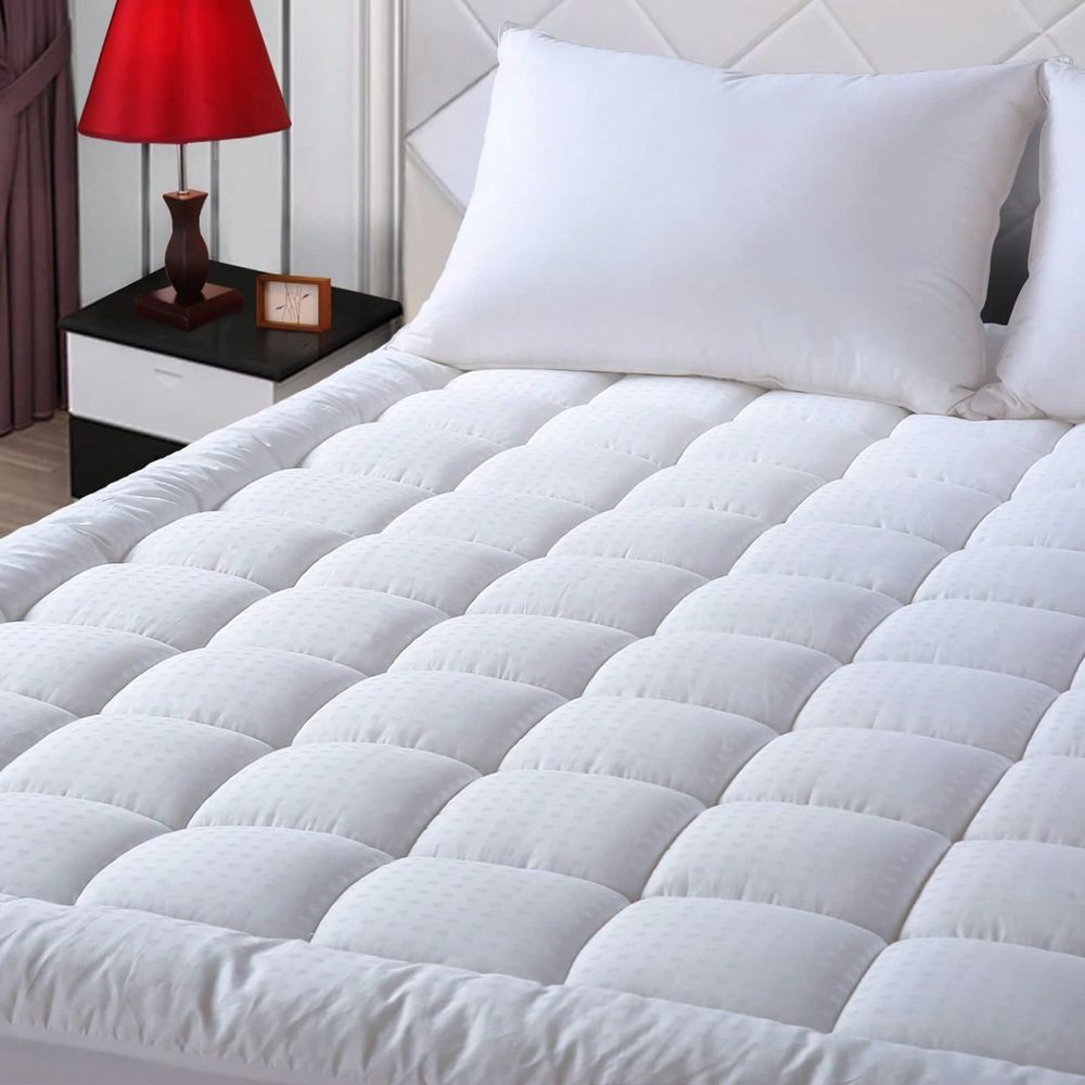Full Size Mattress Pad Pillow  - Mattress Pad Topper avaliação e preço