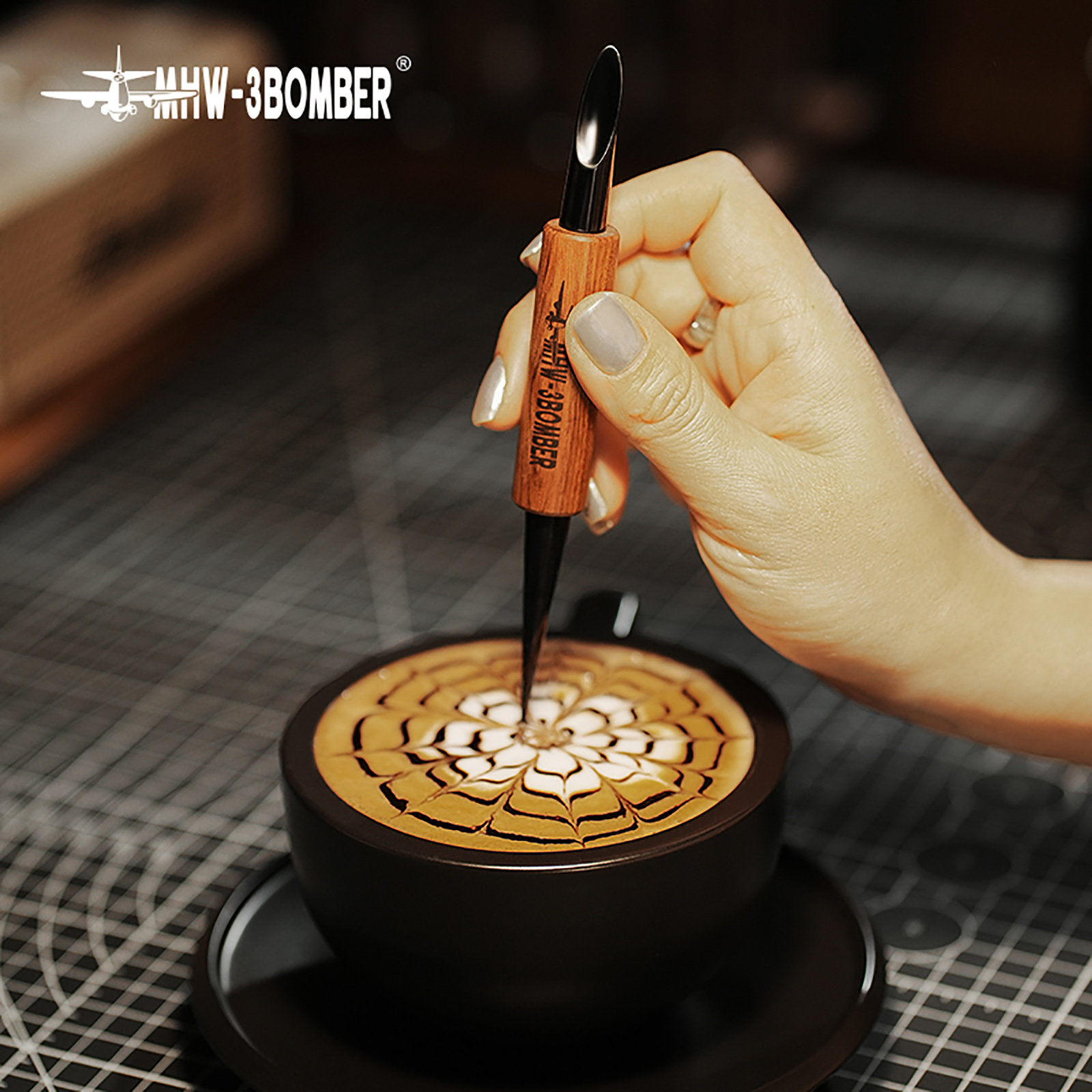 MHW-3BOMBER Espresso Art Latte - Xt Home Textiles avaliação e preço