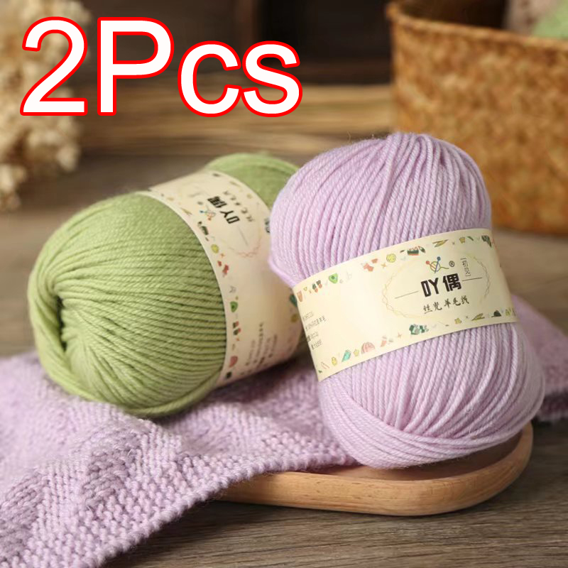2Pcs 100% Wool Yarn Hand knitt - Wool Blanket Herringbone avaliação e preço