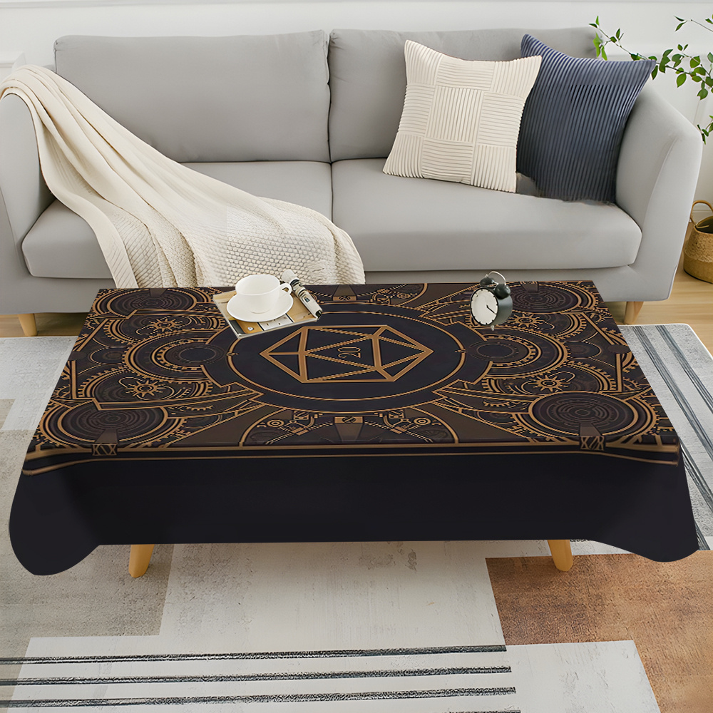 Steampunk Black Golden Gear Pa - Home Textiles Usa avaliação e preço