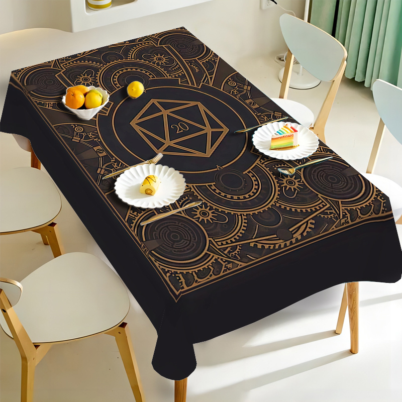 Steampunk Black Golden Gear Pa - Home Textiles Usa avaliação e preço