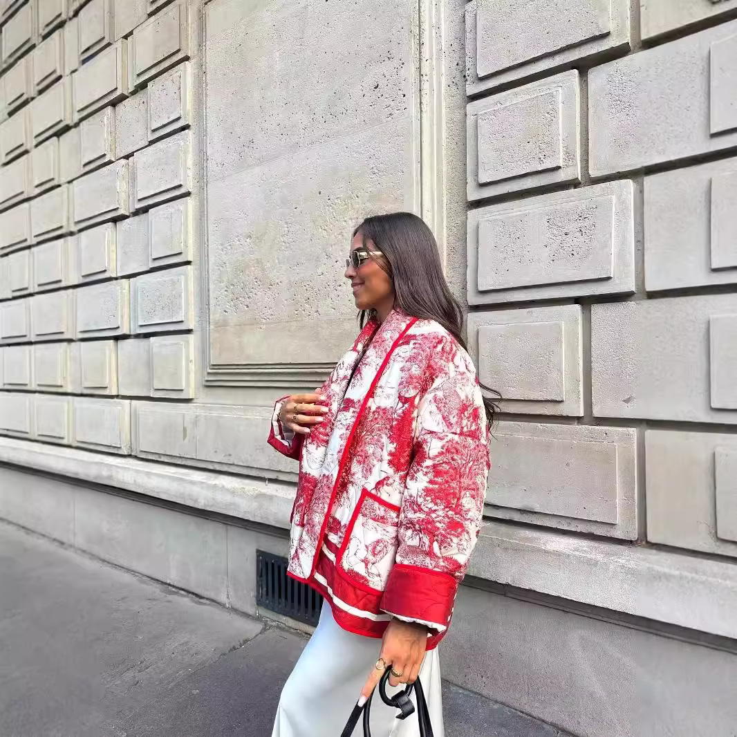 Women's Fashion Cotton Jacket  - Quilt Cotton Summer avaliação e preço