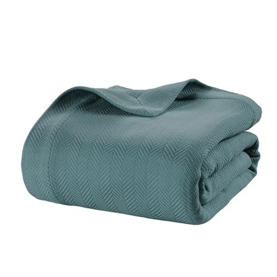 King Size Blankets for Bed - 1 - Wool Blanket Herringbone avaliação e preço