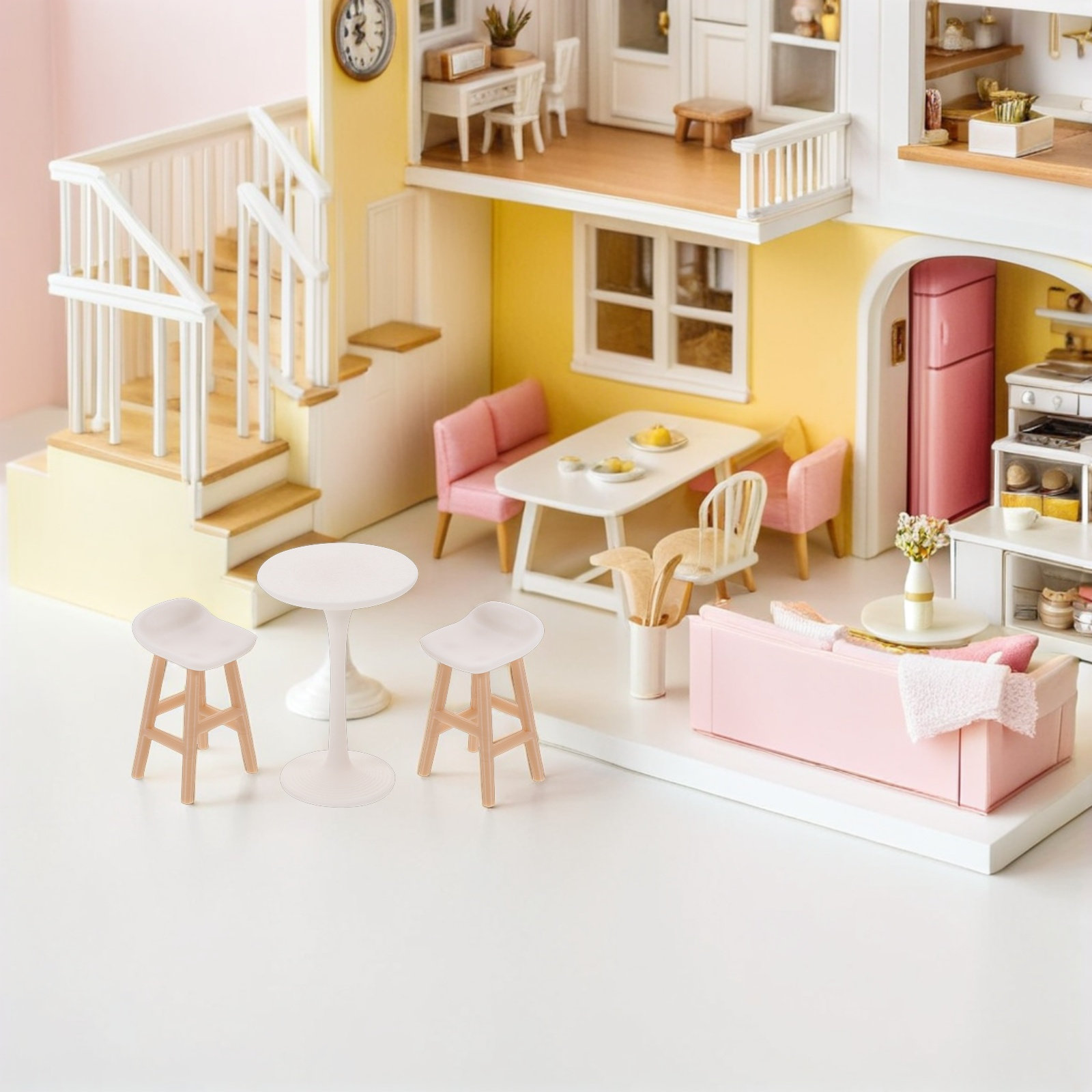 1Set 1:20 Scale Miniature Furn - Vintage Home Textiles avaliação e preço