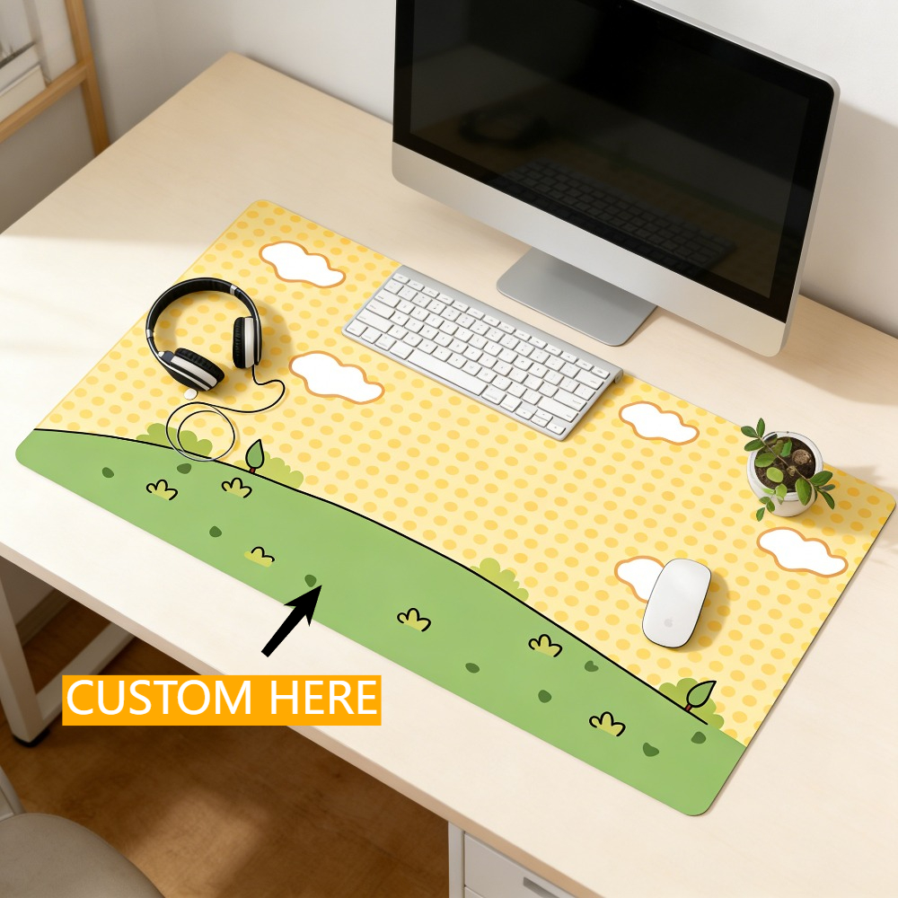 1pc Custom Mouse Pad with Phot - Home Textiles Usa avaliação e preço
