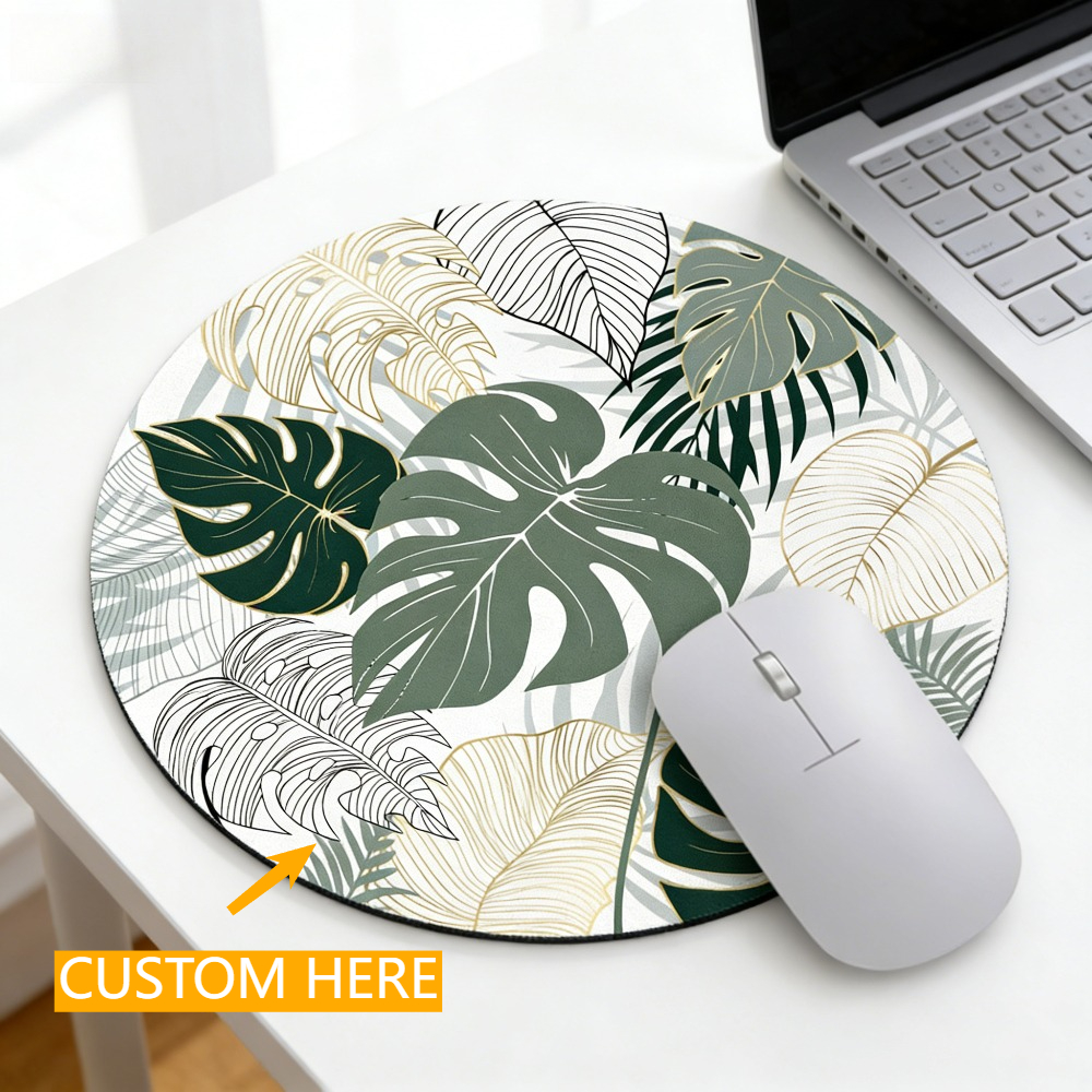 1pc Custom Mouse Pad with Phot - Home Textiles Usa avaliação e preço