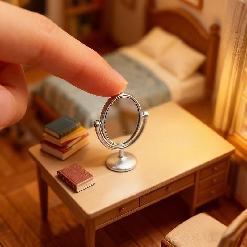 1Pcs Miniature Retro Mirror Dr - Vintage Home Textiles avaliação e preço