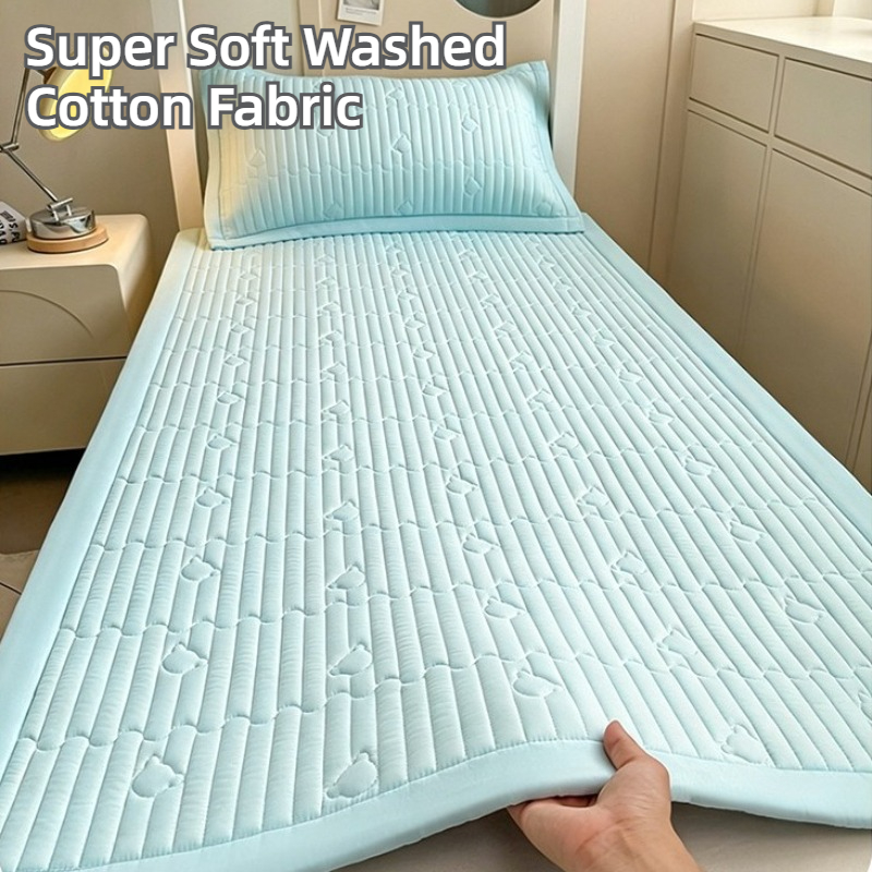 Foldable Washable Mattress Top - Mattress Pad Topper avaliação e preço