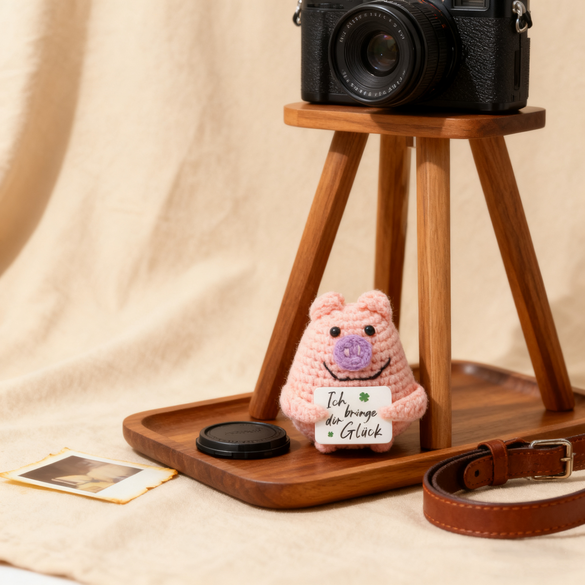 Crochet Emotional Support Pig  - Home Textiles Today avaliação e preço