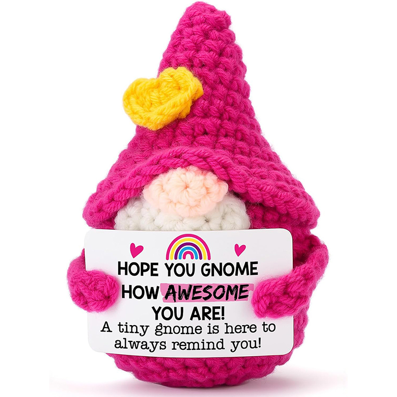 Positive Energy Crochet Gnome  - Home Textiles Today avaliação e preço