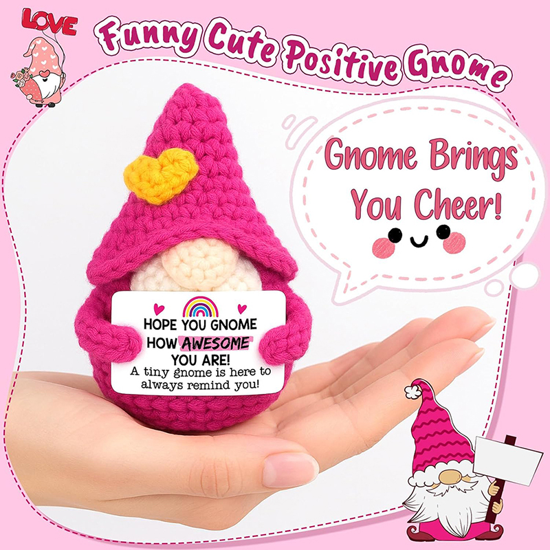 Positive Energy Crochet Gnome  - Home Textiles Today avaliação e preço