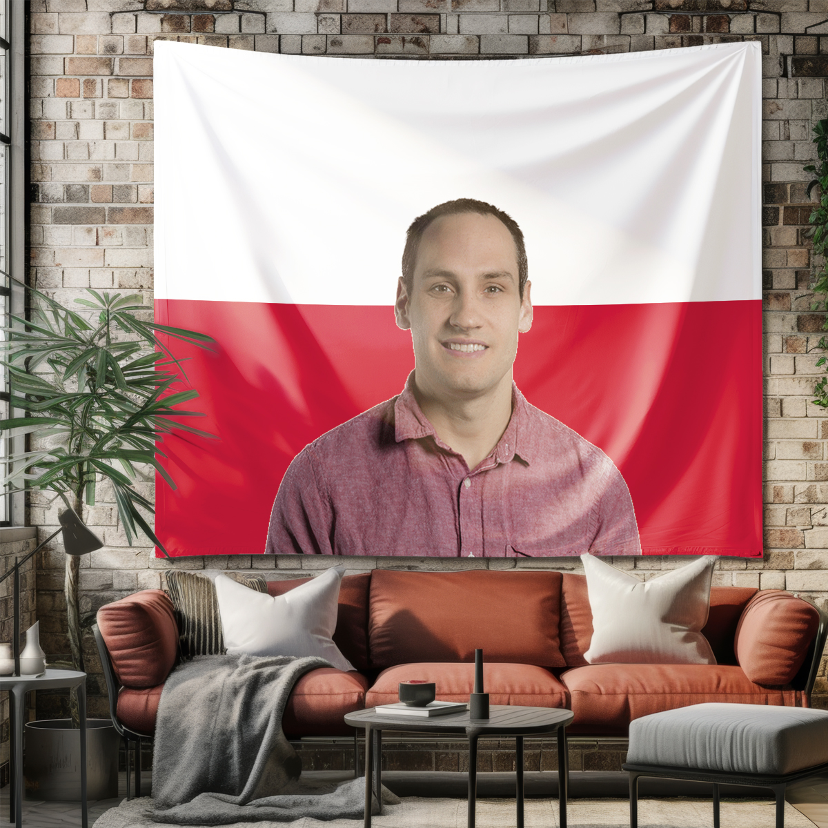 1Pc Custom Photo Polyster Flag - Home Textiles Usa avaliação e preço