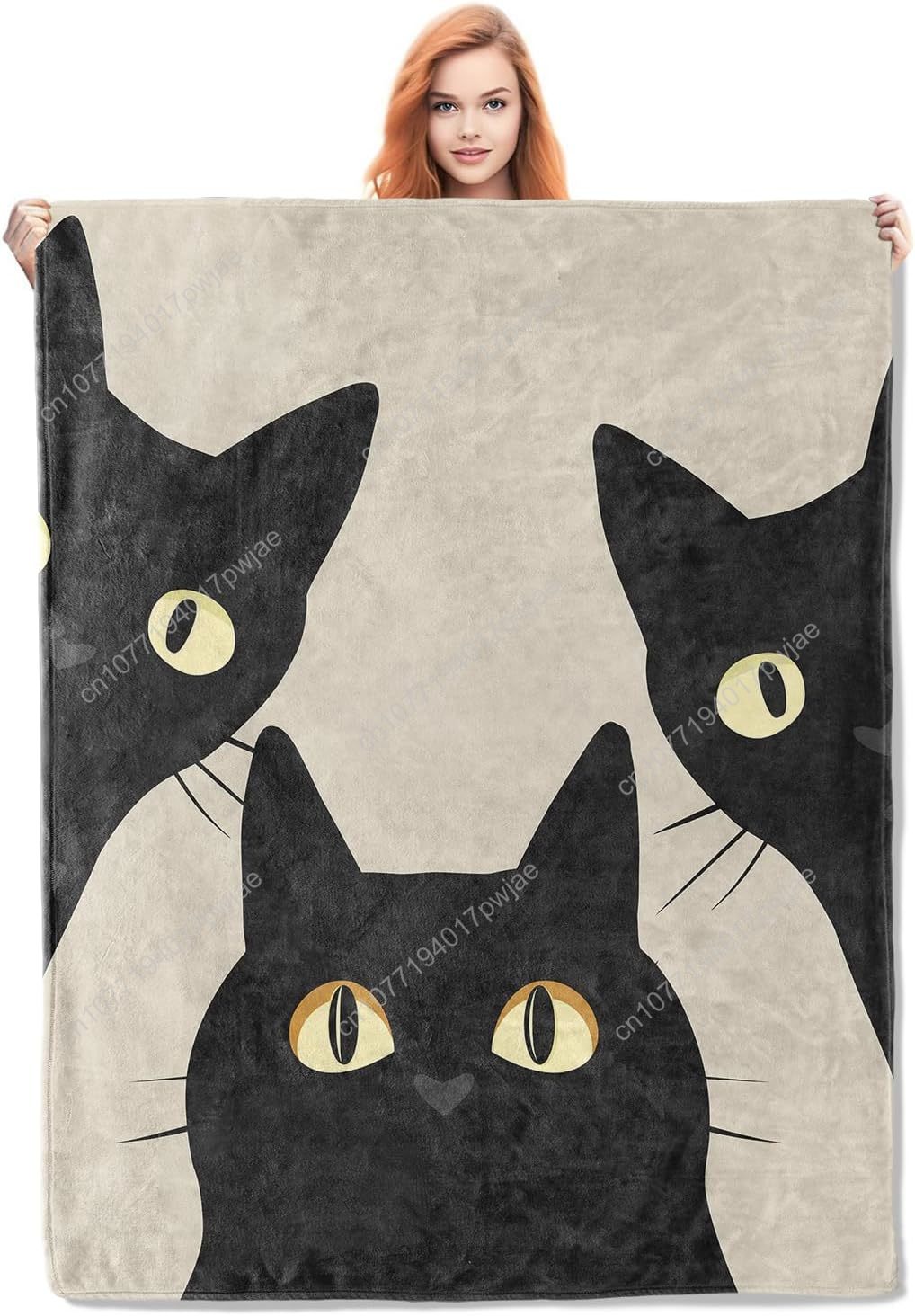 Funny Cat Blanket Gifts for Wo - Home Textiles Usa avaliação e preço