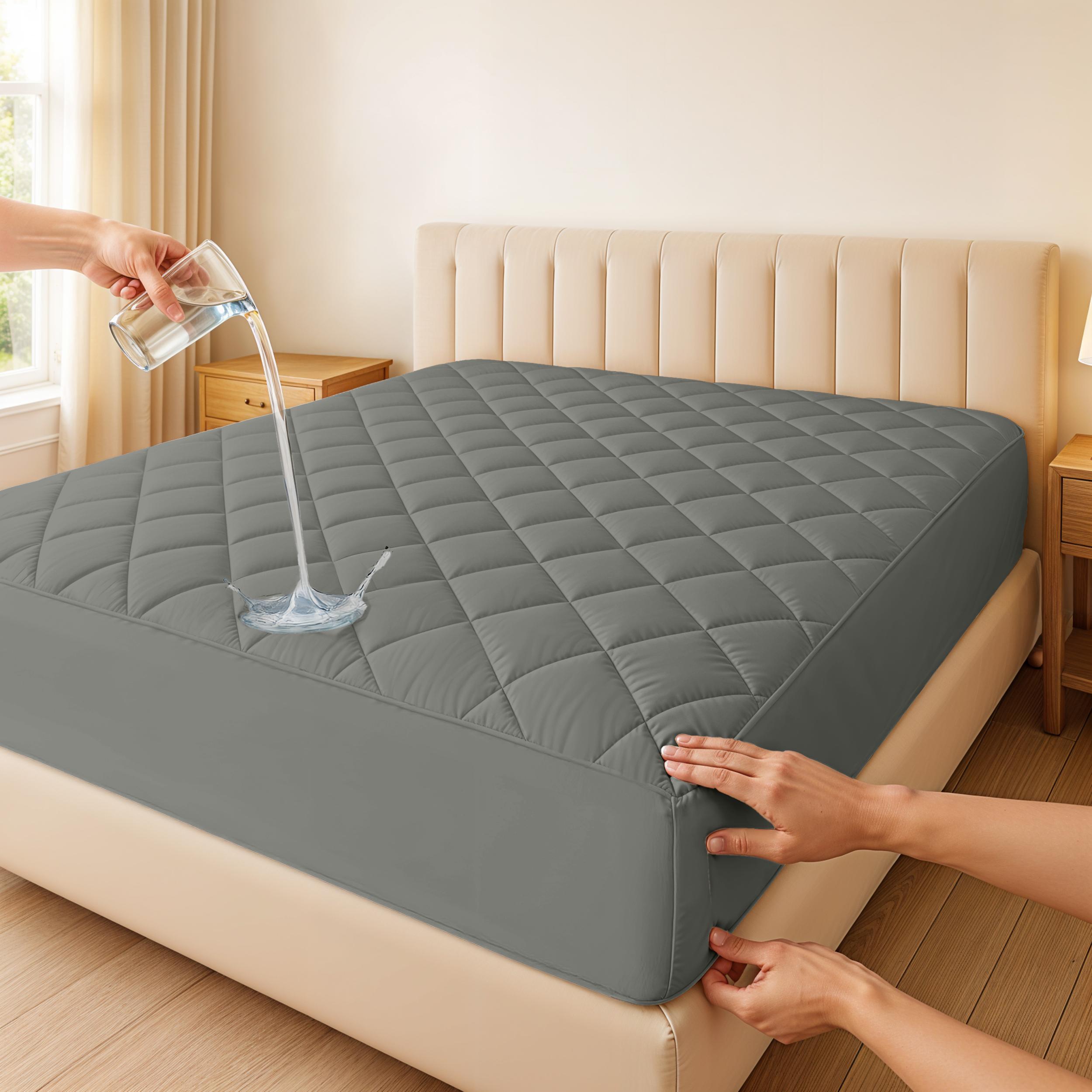 Lux Décor Quilted Mattress Pad - Mattress Pad Topper avaliação e preço