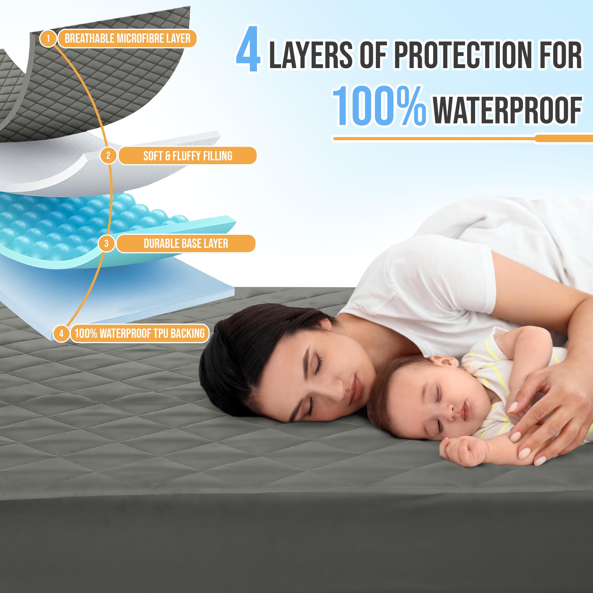 Lux Décor Quilted Mattress Pad - Mattress Pad Topper avaliação e preço