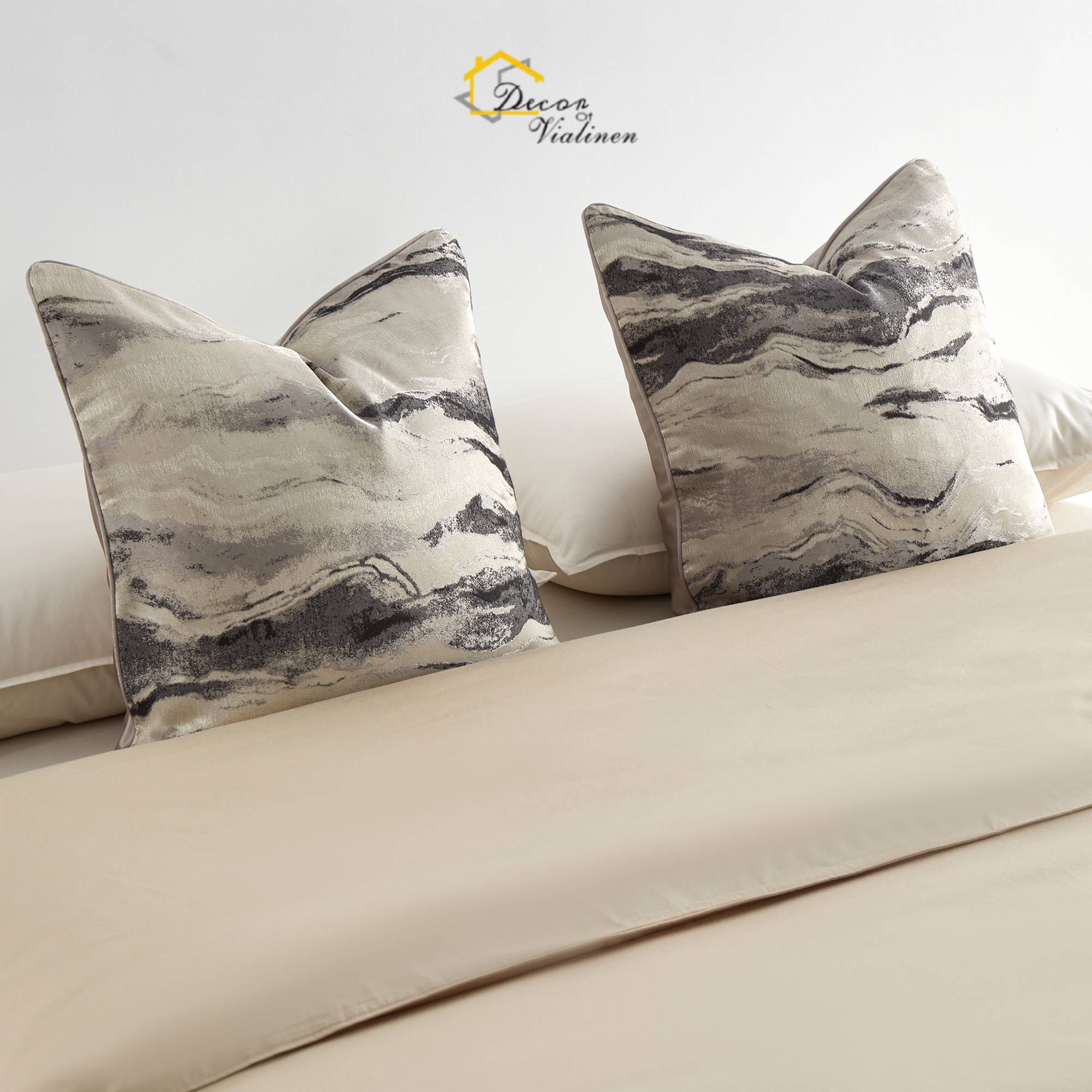 1pc Luxury Beige Abstract Pill - Pillow Insert 18X18 avaliação e preço