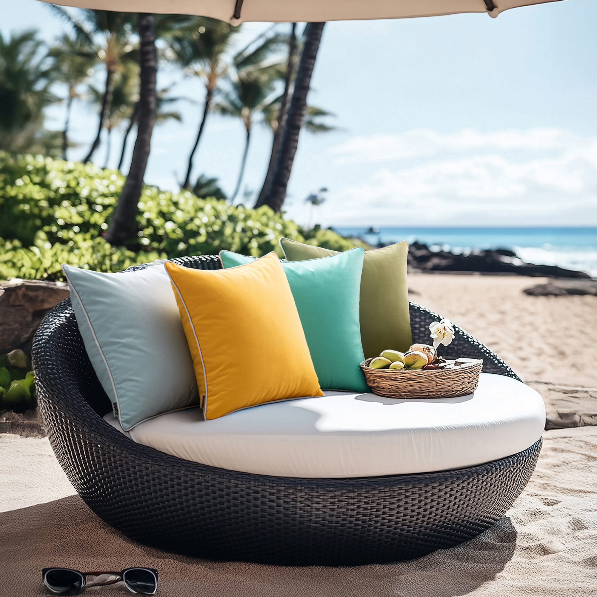 Set of 2 Outdoor Waterproof Pi - Pillow Insert 18X18 avaliação e preço